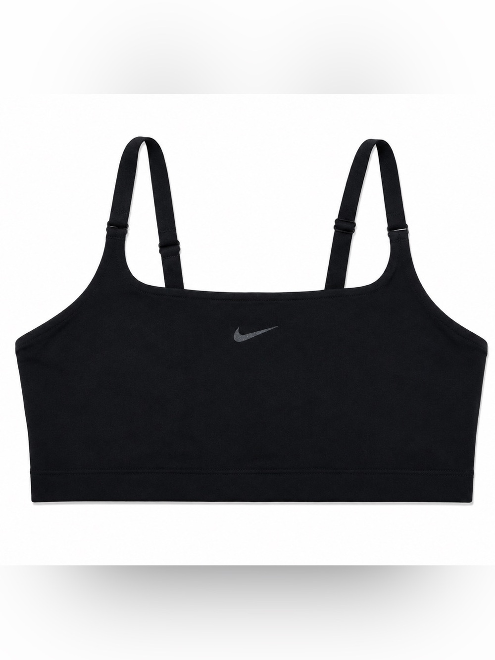 Nike Black Adjustable-Strap Sports Bra